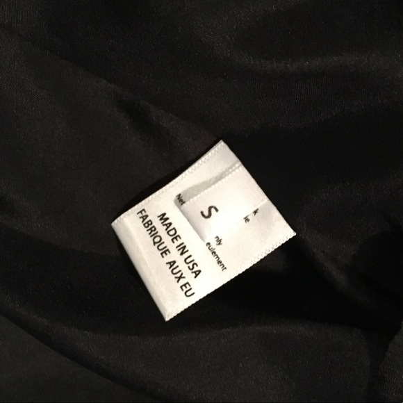 Are You Am I Elara black silk dress sz S - Picture 5 of 6